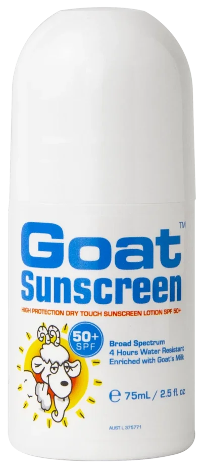 Goat Sunscreen Broad Spectrum SPF 50+ Roll-On Lotion – 75mL
