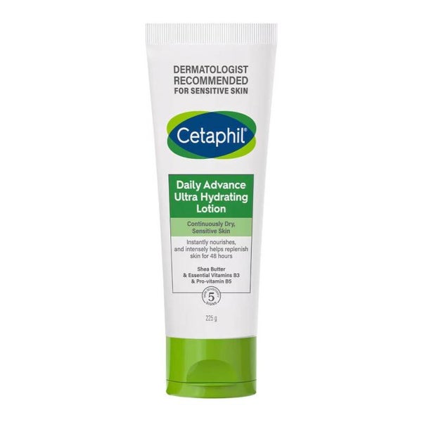 Cetaphil Daily Advance Ultra Hydrating Lotion | Face & Body Moisturizer | Men & Women 225gram.