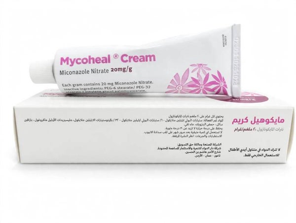 Mycoheal Miconazole Nitrate Cream 30g – Targeted Topical Soothing Cream for Moisture & Chafing Relief