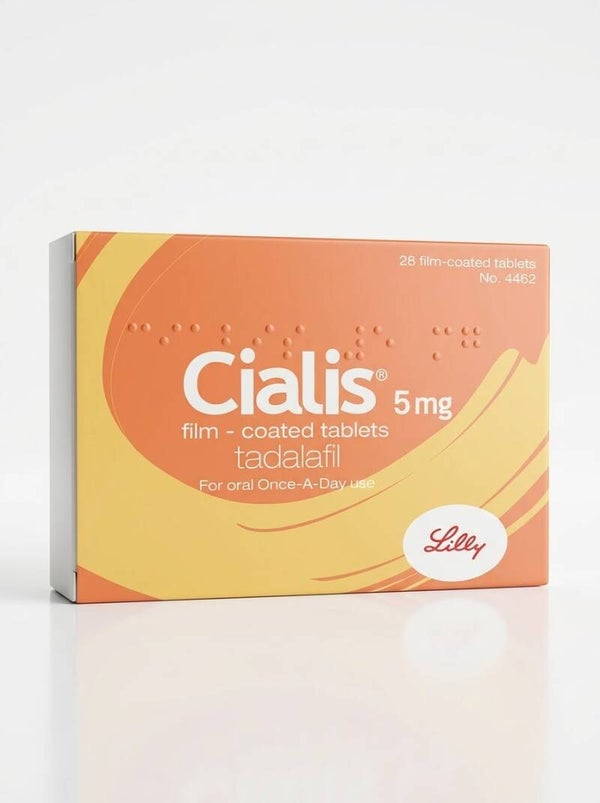 Cialis 5mg Film-Coated Tablets (28's) – Tadalafil Oral Prescription Medication