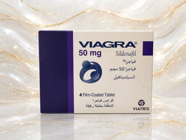 Viagra 50mg Film-Coated Tablets (Pack of 4) – Sildenafil Citrate Prescription Formulation