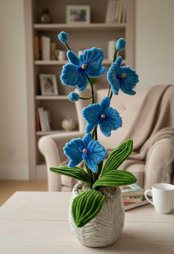 Orchidée bleue