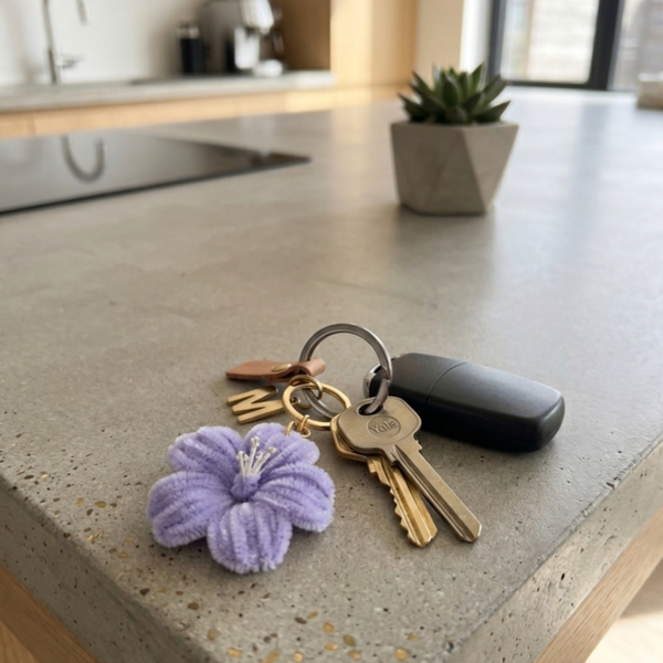 Porte clefs - hibiscus