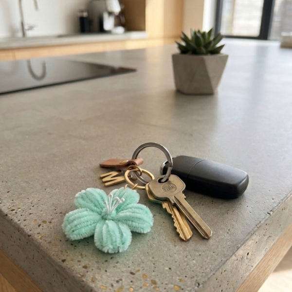 Porte clefs - hibiscus