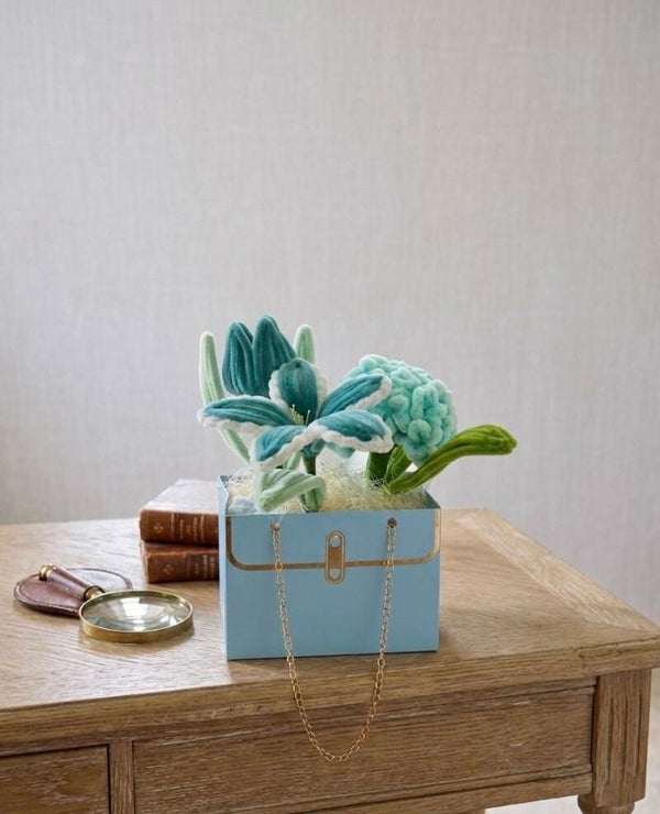 Sac fleuri Douceur Azur