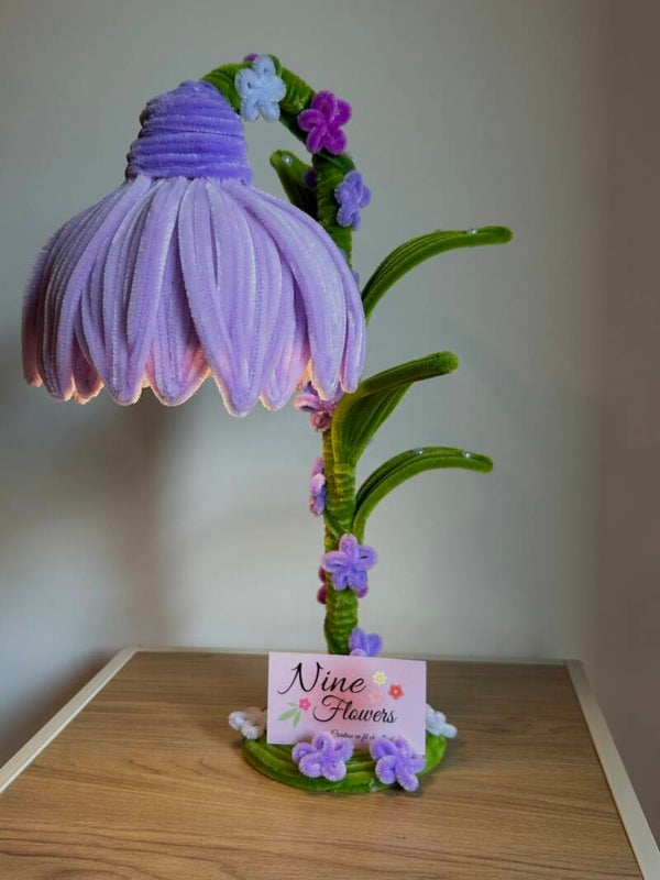 Lampe Fleur Éternelle – Édition Lavande 💜