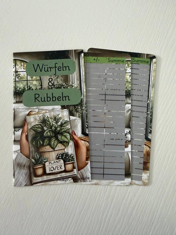 Adventskalender Würfeln und Rubbeln