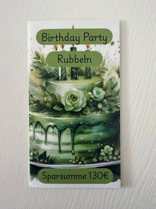 Adventkalender Birthday Party Rubbeln