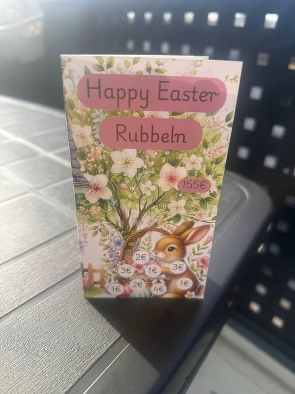 Happy Easter Rubbeln