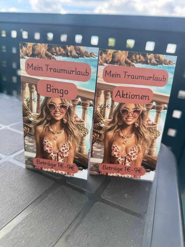 Mein Traumurlaub / Das Perfekte Geschenk Bingo