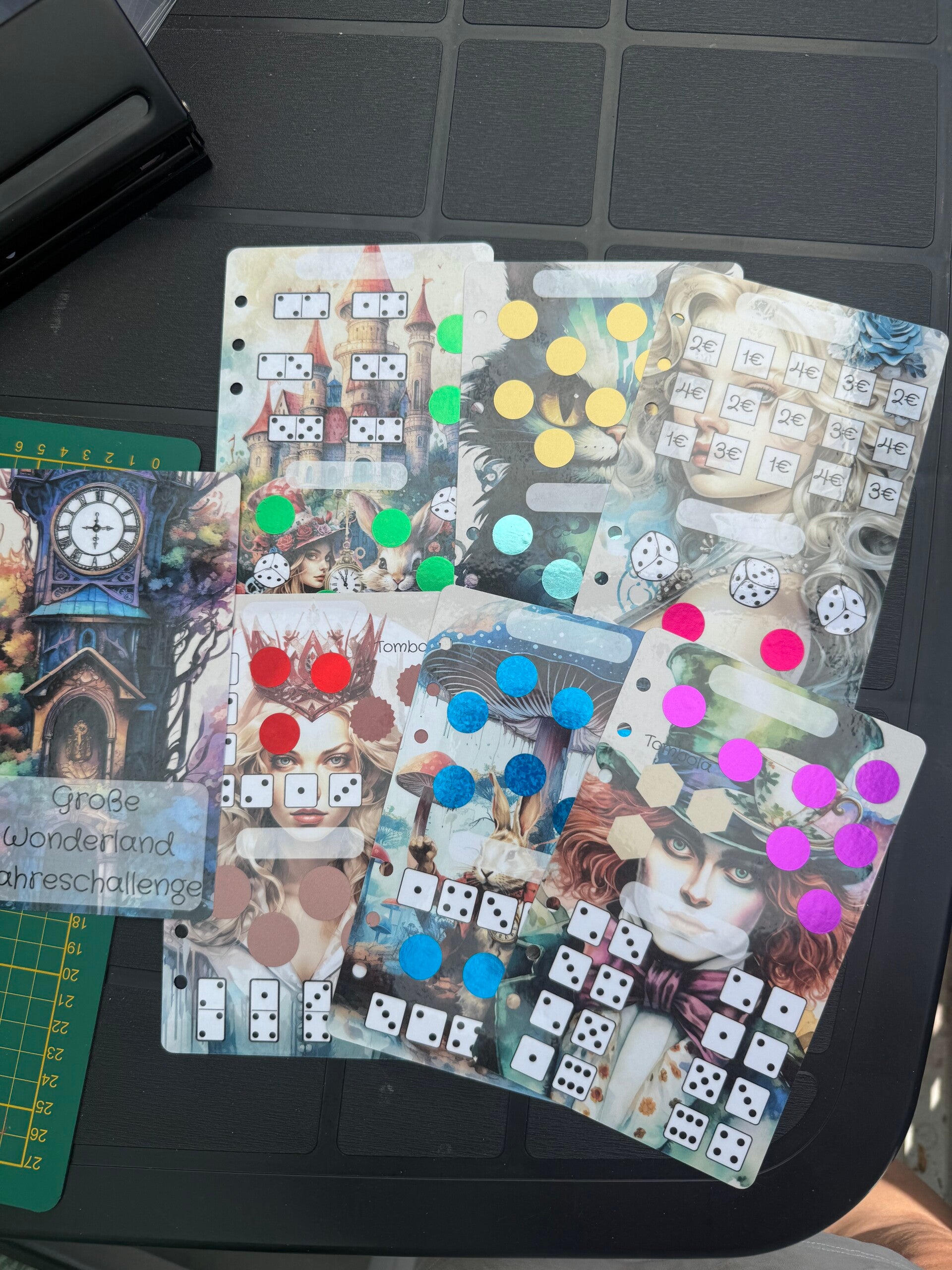 Große Wunderland Jahreschallenge zum einheften