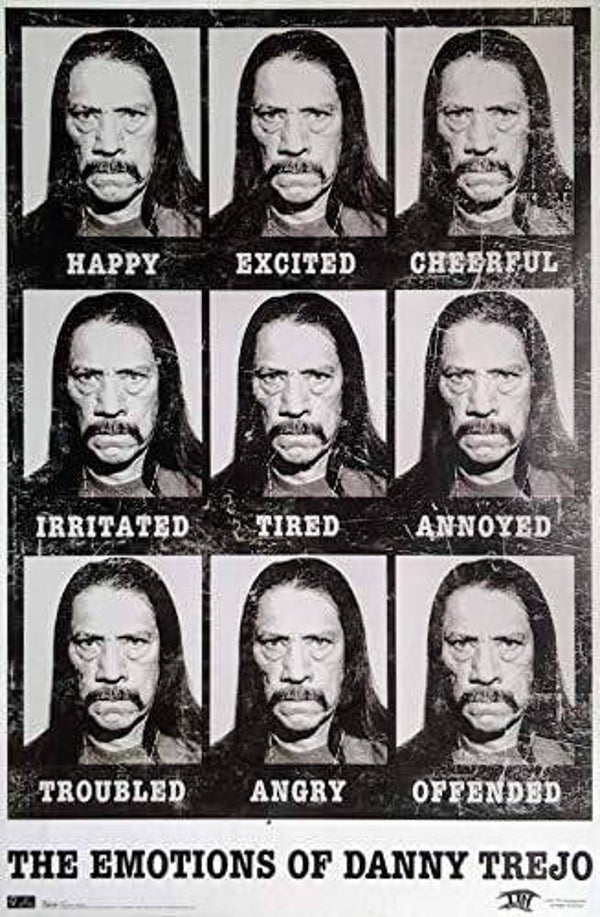 Danny Trejo: Emotions | US Import Filmplakat, Poster [57 x 86 cm]