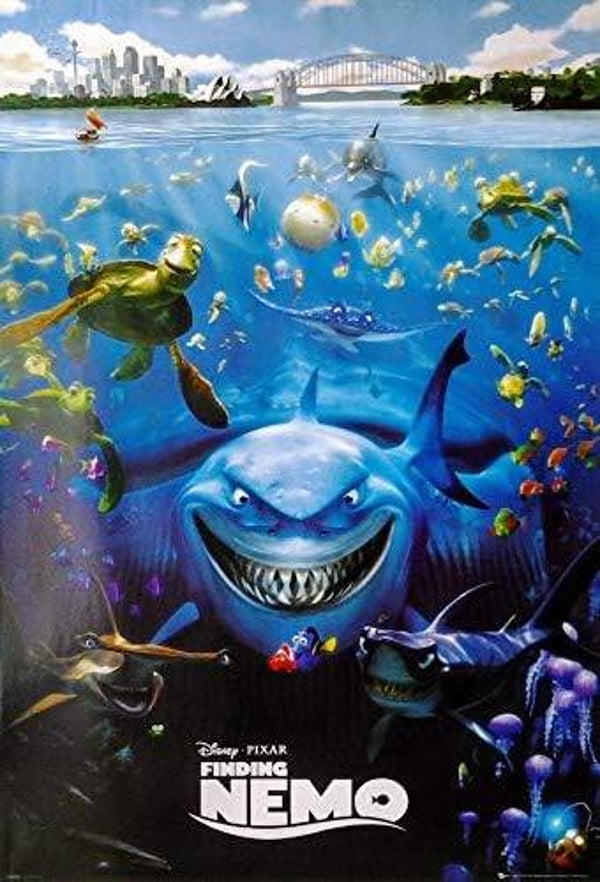 Findet Nemo: Teaser (2003) | US Import Filmplakat, Poster [68 x 98 cm]