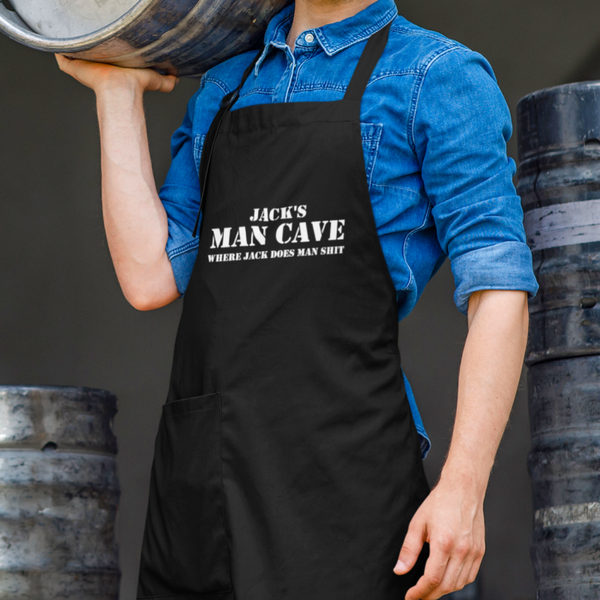 Personalised Man Cave Apron