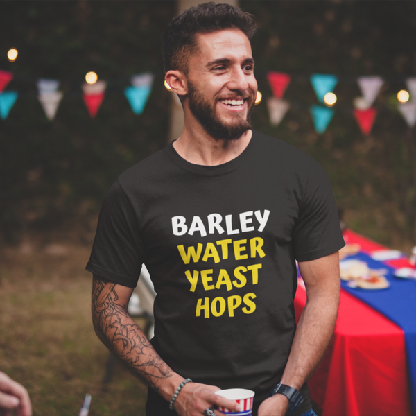 Barley Water Yeast Hops T-Shirt