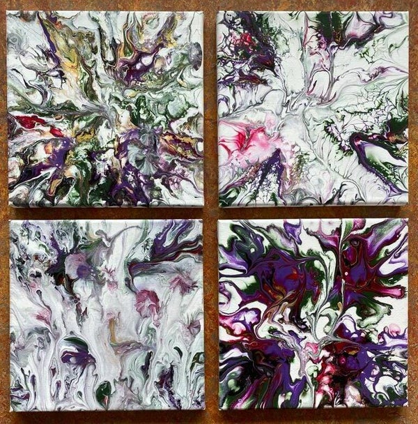 Nn 3 - Acryl - 4x - 20 cm x 20cm