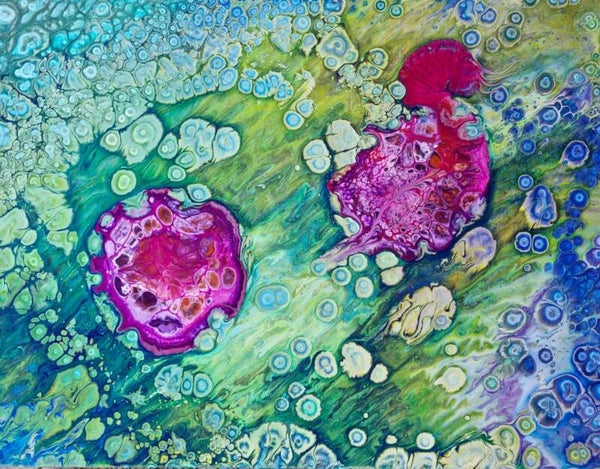 First encounter - Acryl - 60cm x 80cm