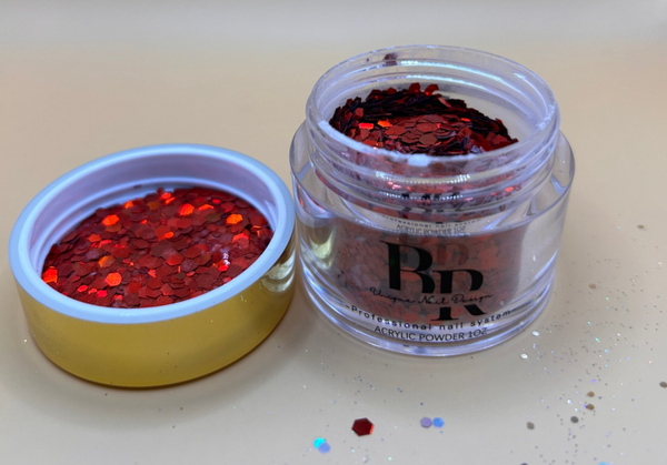 Glitter 1oz Red