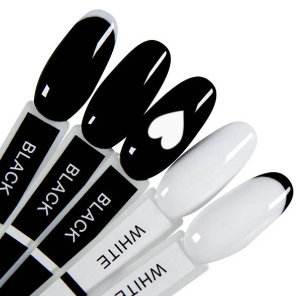 Super white and Black Gel Polish 15ml