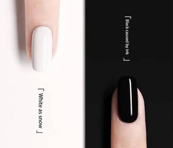 Combo Gel Polish Black and White