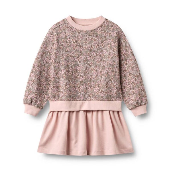 Wheat Dress L/S Maggie Rose Brown