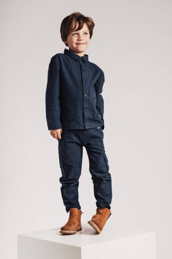 Baje Studio Kids Boy's  Makai Pants Long Blue Dark