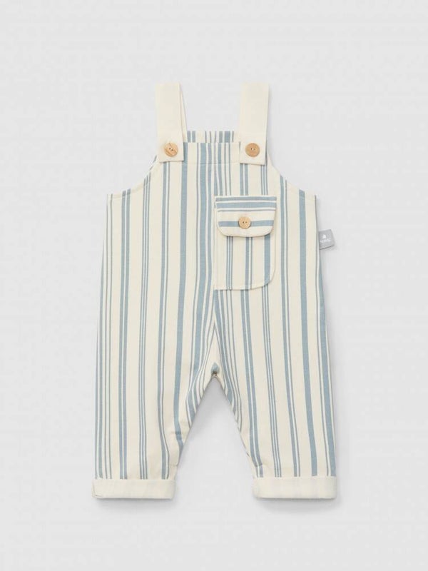 Snug baby pants Risca Menta blue strpied