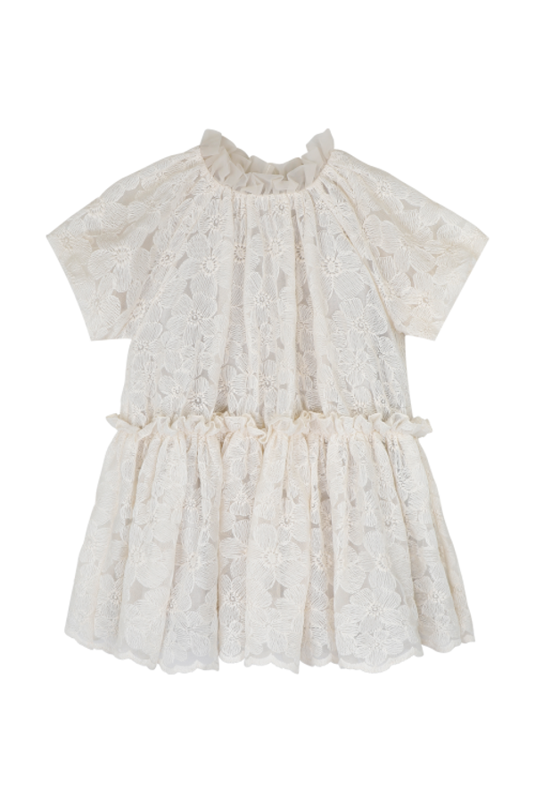 Baje Studio kids Dress  Melle Off White  (Leslie Keijzer creatie)