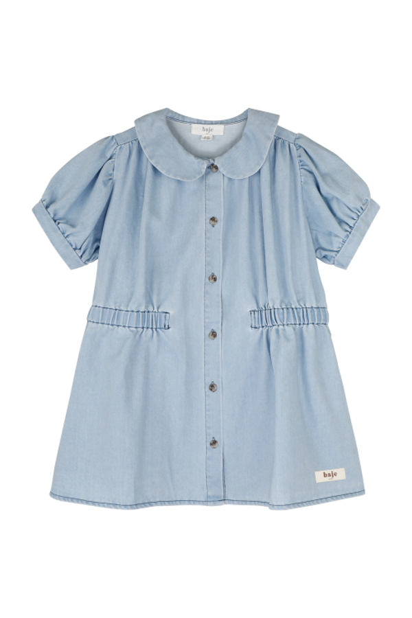 Baje Studio Kids Dress Mirabel Blue Denim Light
