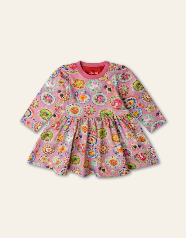 Oilily  Drum jersey dress AOP Patisserie