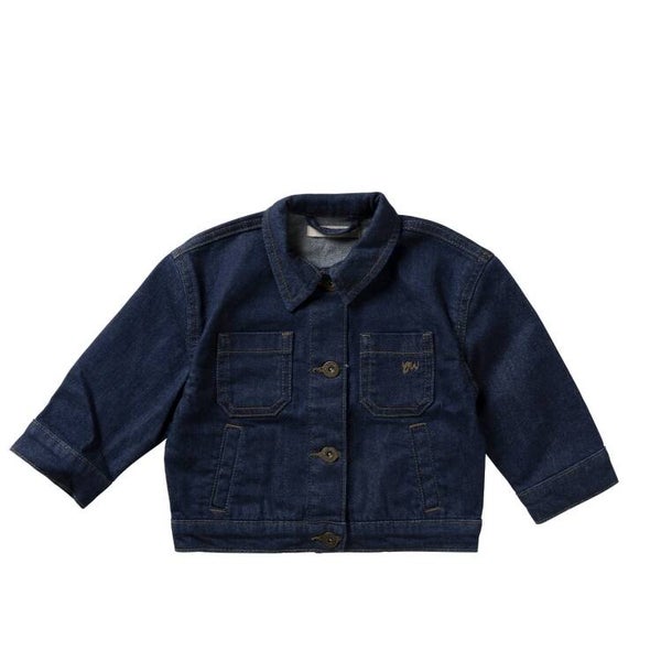 Your  Whishes Denim Jacket Dark  Denim