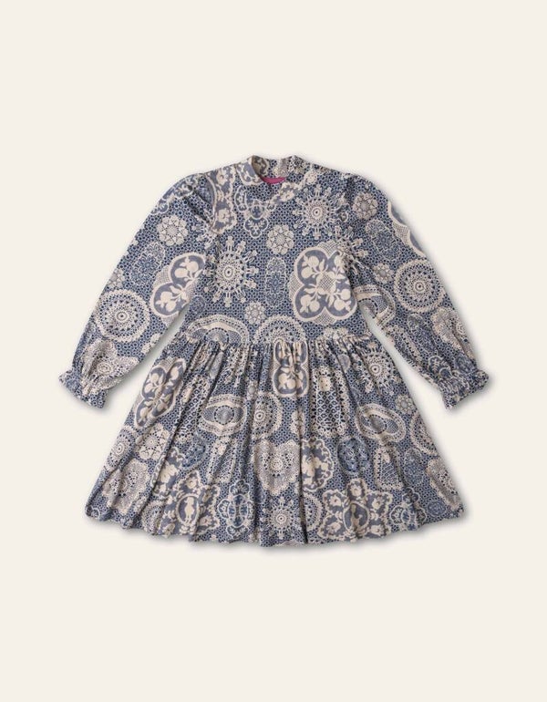 Oilily  Doulouse jersey dress AOP Retro Nova