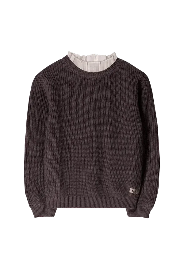 Baje Studio  knitted Soho top purple  vintage