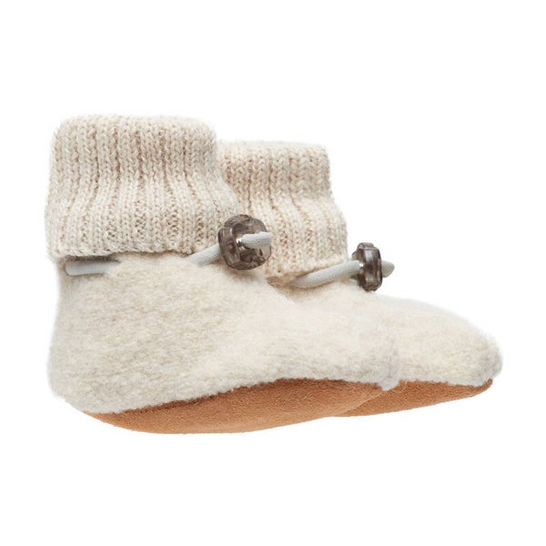 Bergstein Wollen Cozy  slofjes creme