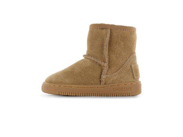 Shoesme Cognac Bootie met fluffy voering