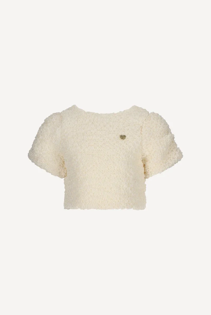 Le Chic ELSTREE crop top Pearl
