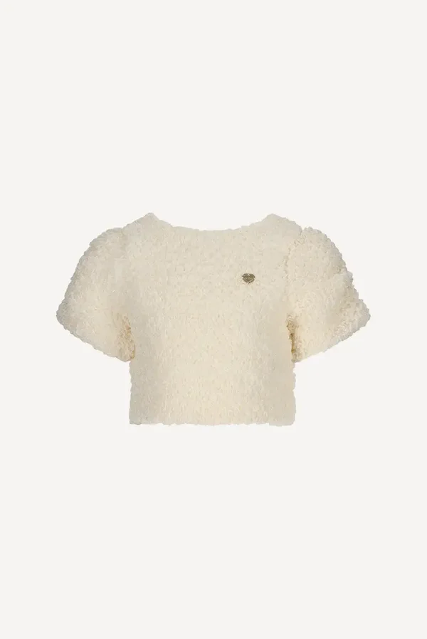 Le Chic ELSTREE crop top Pearl
