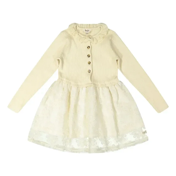 Baje Studio Moon Dress Creme