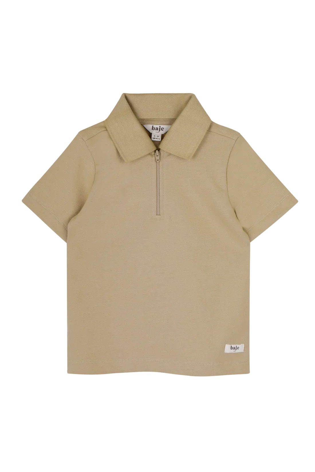 Baje Studio Hervas short sleeve polo Taupe cafe