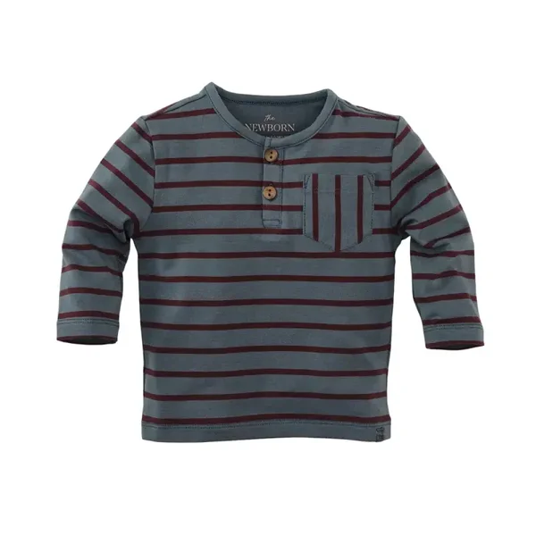 Z8 Newborn Longsleeve Jelke Seafoam Shadow stripes