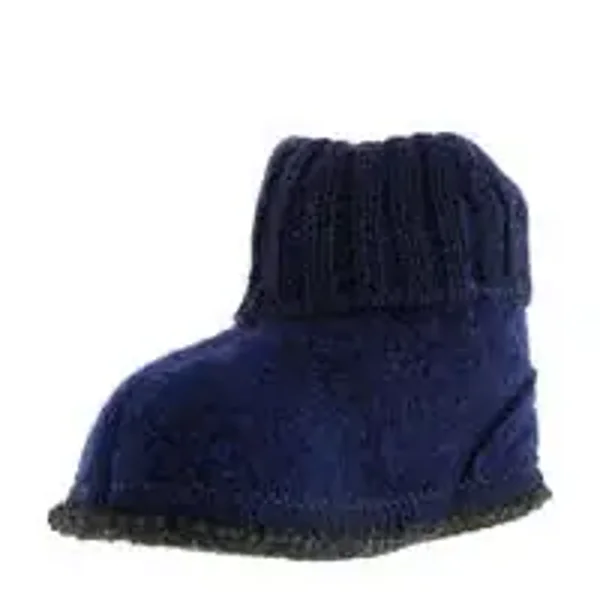 Bergstein Wollen kids sloffen Dark Navy