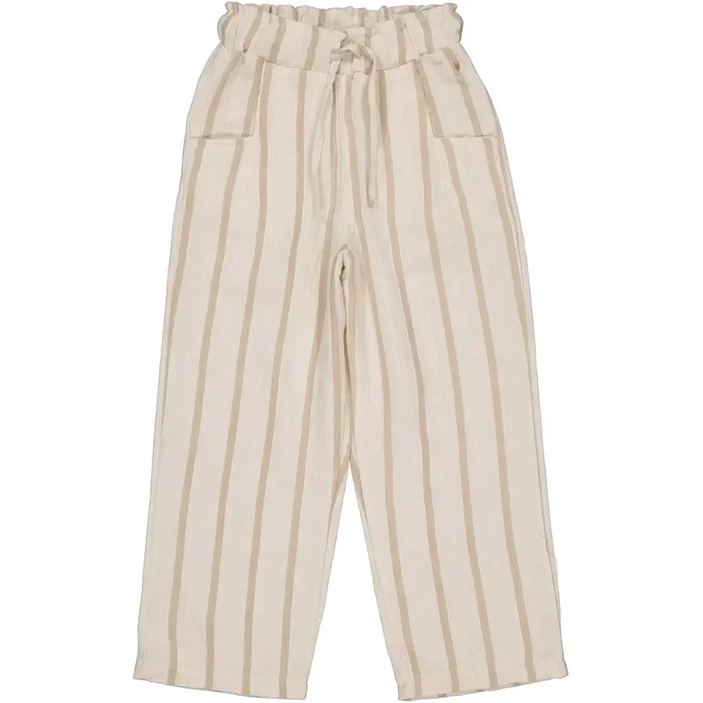 Levv Pants Stacy Taupe Stipe