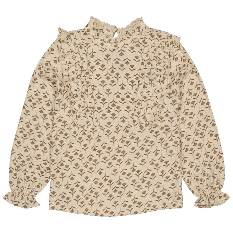 Levv Top Verda White Flower
