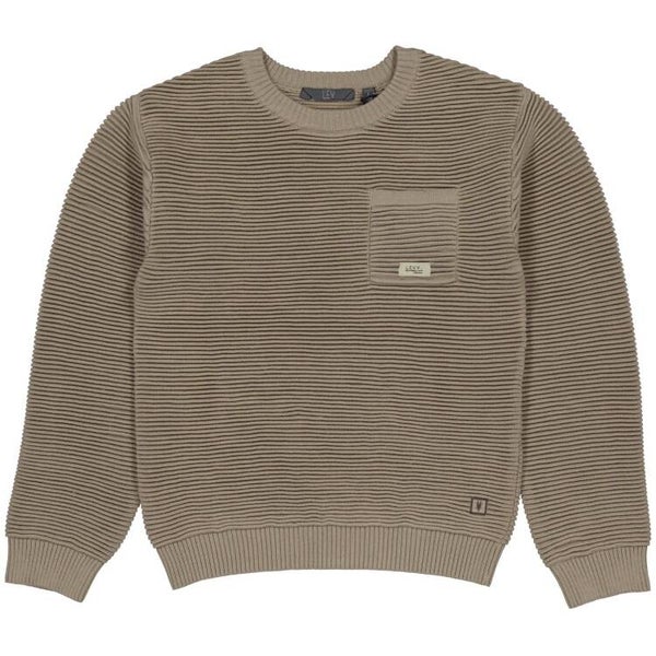 Levv Knitted sweater Veto Taupe