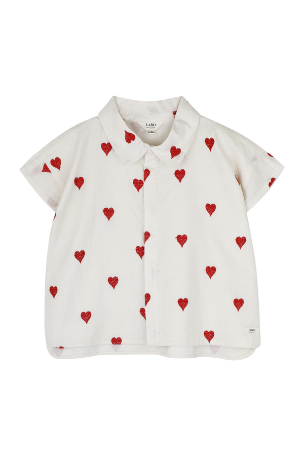 Labo De Colores Blouse ShortSleeve  Off White