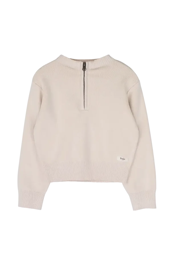 Baje Studio Knitted Meza Sweater Beige