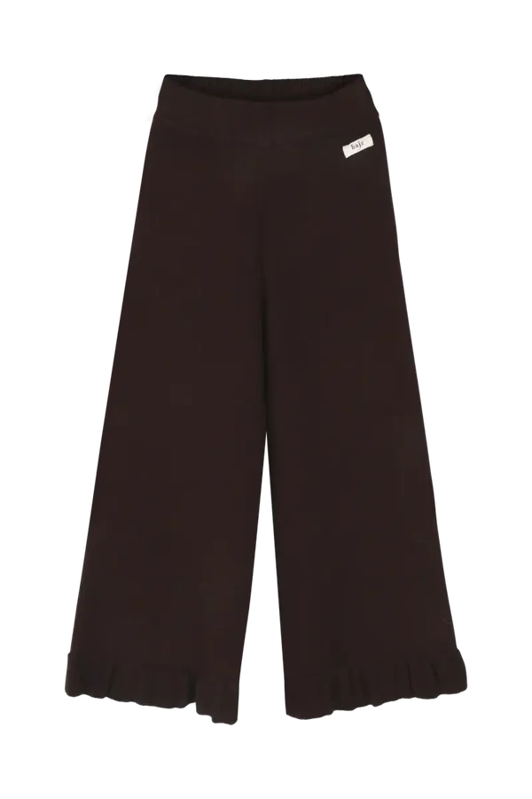 Baje Studio knitted  pants Nikol   girls  brown choco