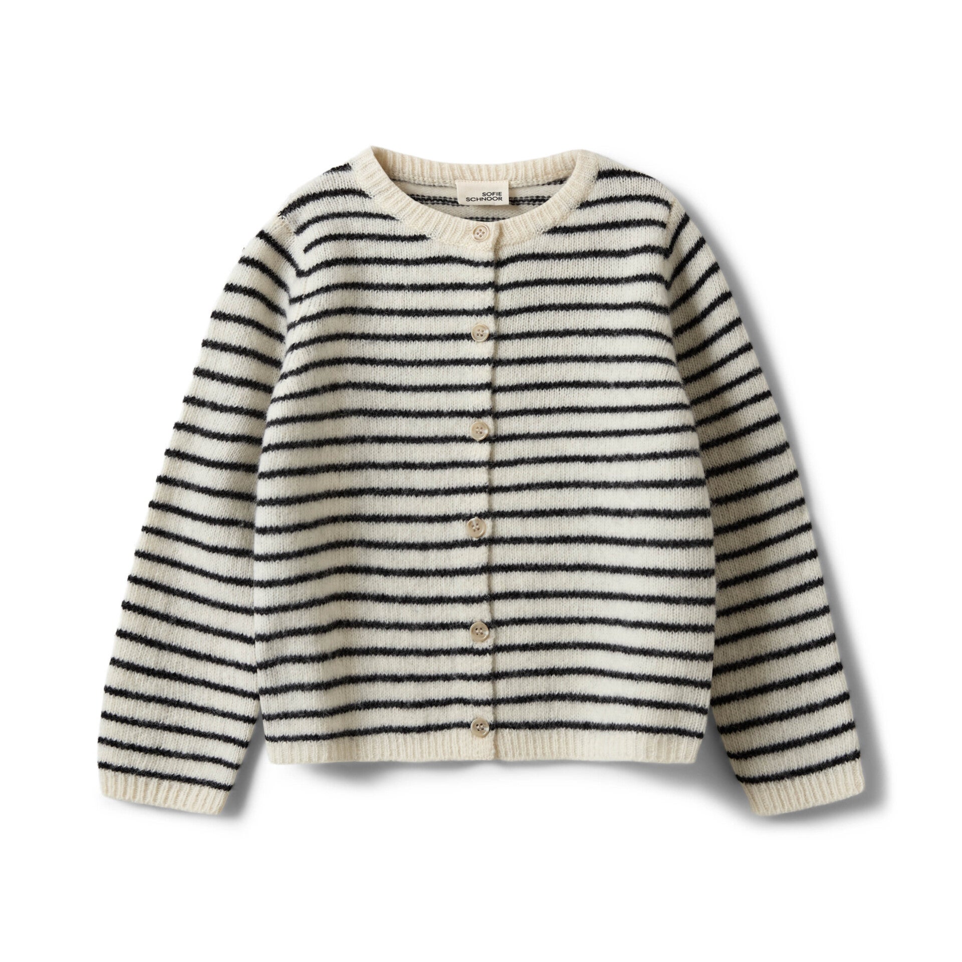 Sofie Schnoor Cissekb Cardigan Off White Striped
