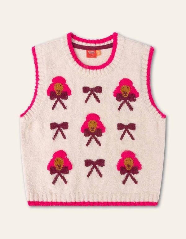 Oilily Karolina spencer Solid with artwork Poodles