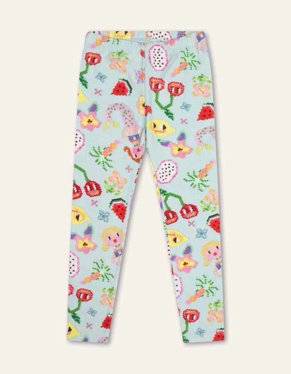 Oilily Peppy Legging  Surf Spray